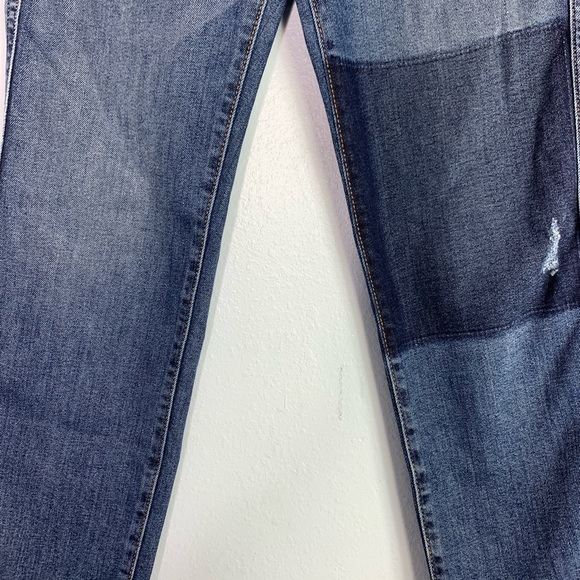 SUNDRY High Waist Rainbow Pocket Cropped Jeans - Picture 10 of 13